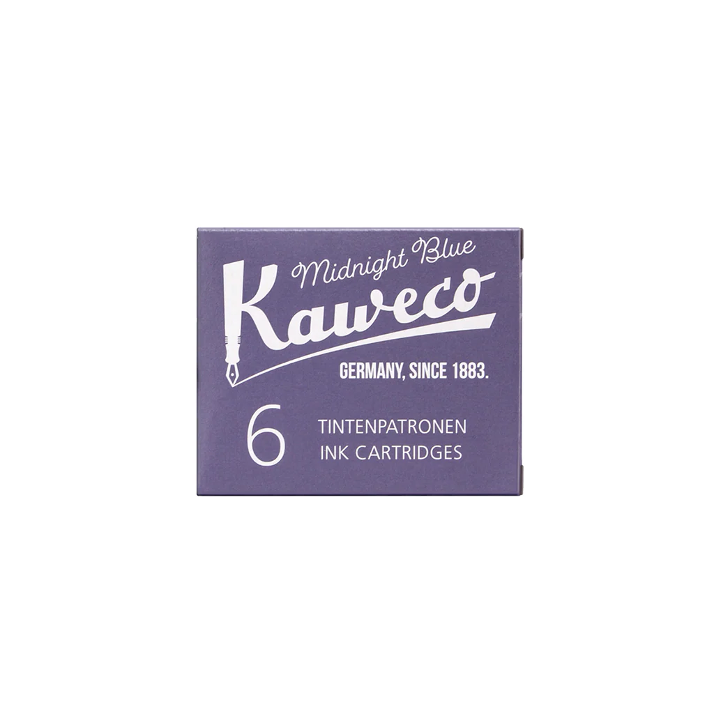 Kaweco Ink Cartridges Midnight Blue Pack of 6